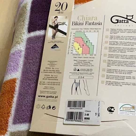 Beige Tights for Women size 3m - Picture 3 of 4